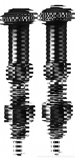 M16x1.5, 26mm Thread Length, 7.87mm Plunger Diam, Knob Handle Indexing Plunger